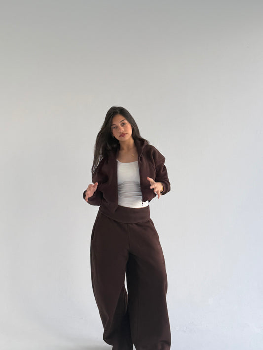Brown Foldover set
